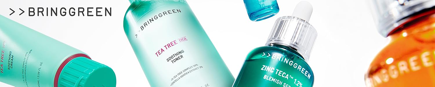 Bring Green Tea Tree skincare category for soothing and acne care